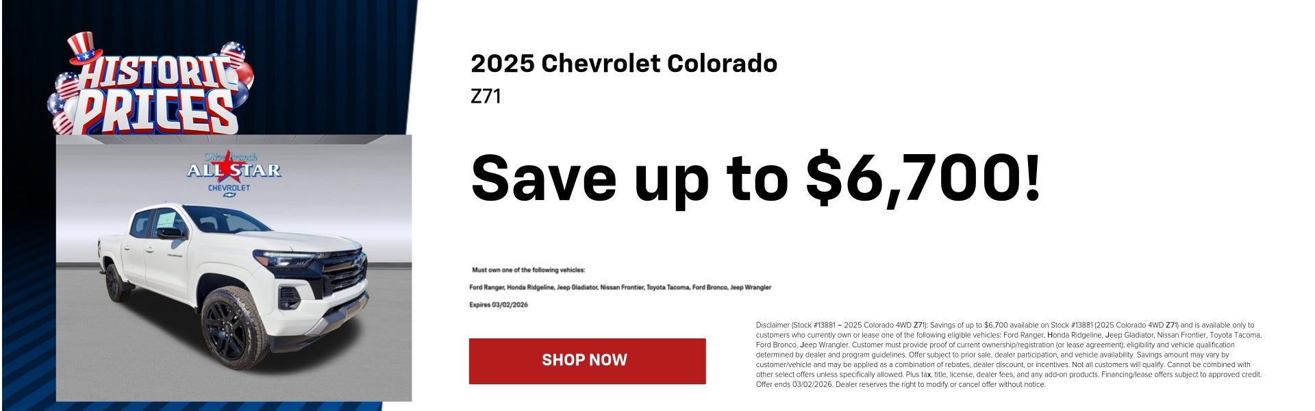 Save Up To $6,700!